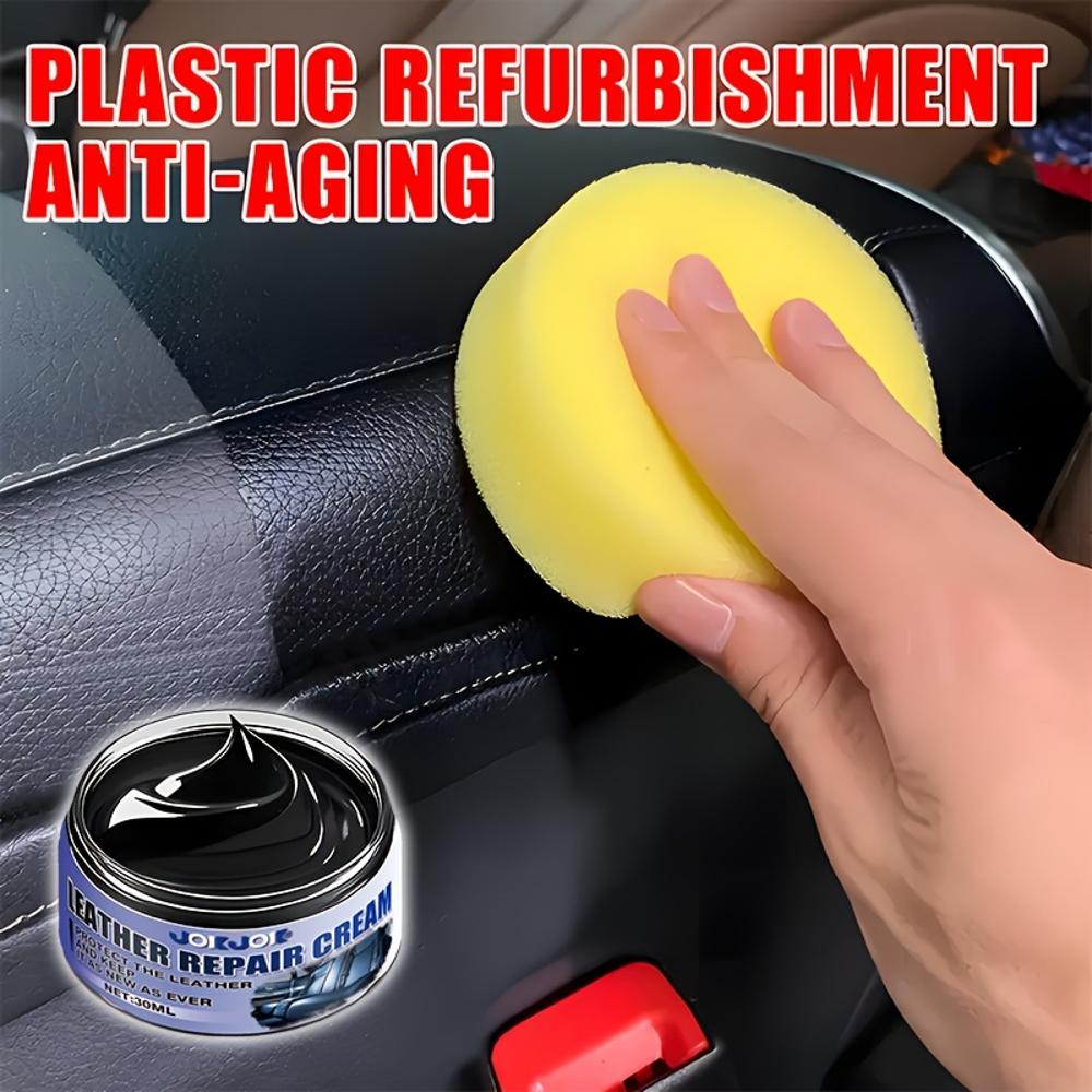 JOKJOK All-in-One Auto-Innenraum-Erneuerungscreme - Multifunktionelle Politur, Wachs, Reifen- & Kunststoff-Auffrischer - Hochleistungsfähig für Leder, Armaturenbrett