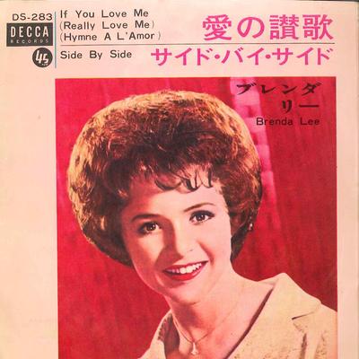 Disco de 7 polegadas BRENDA LEE If You Love Me Really Love Me DS283 DECCA 1963 Japão Pop Usado