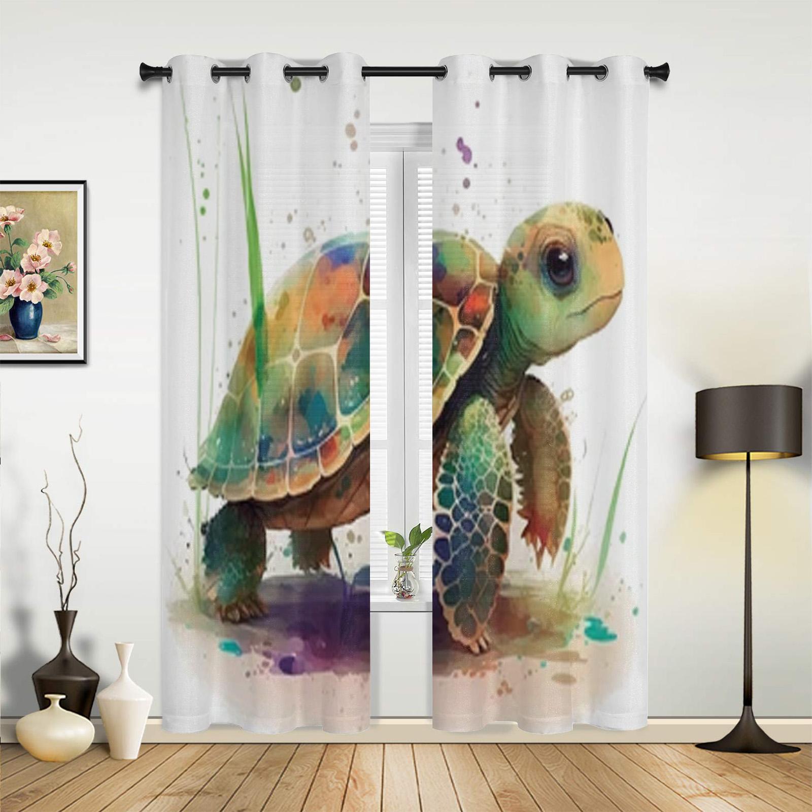 Милые детские черепахи в акварельном стиле — фото 3