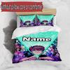 3pcs Duvet Cover Set (1*Duvet Cover + 2*Pillowcase, Without Core), Custom Name Ben 10 Cartoon Pattern Bedding Set, Home Bedroom Decor Gift