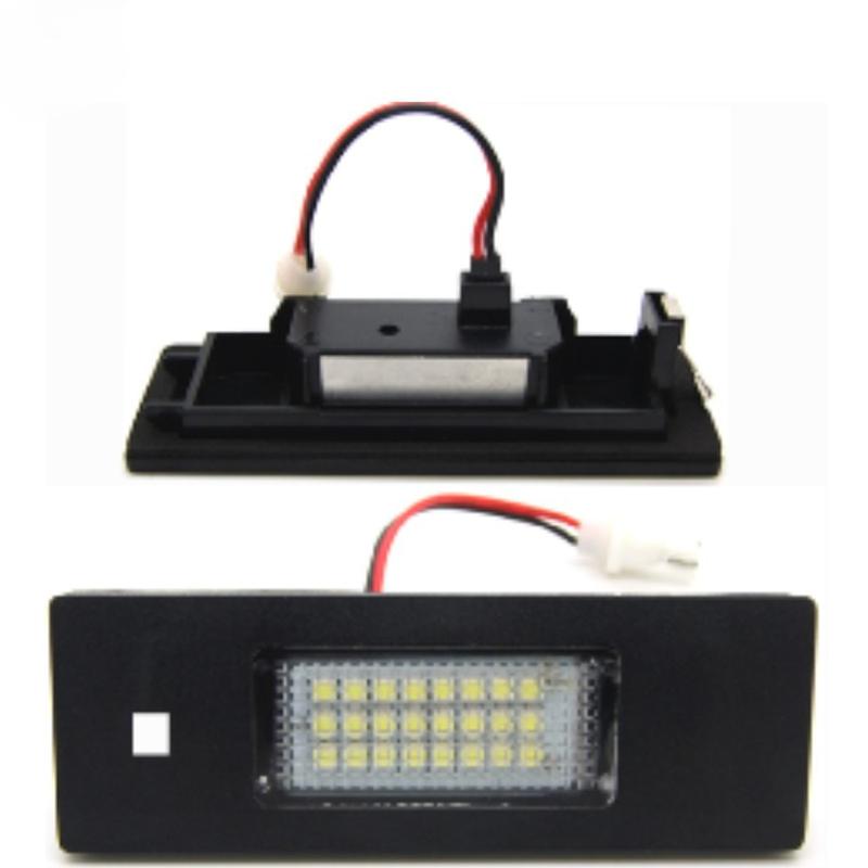 2PCS Canbus For BMW 1 Series E81 E87 E63 E64 M6 E85 E86 Z4 F12 F13 F20 K48 LED License Number Plate Lamp Car Light No Error