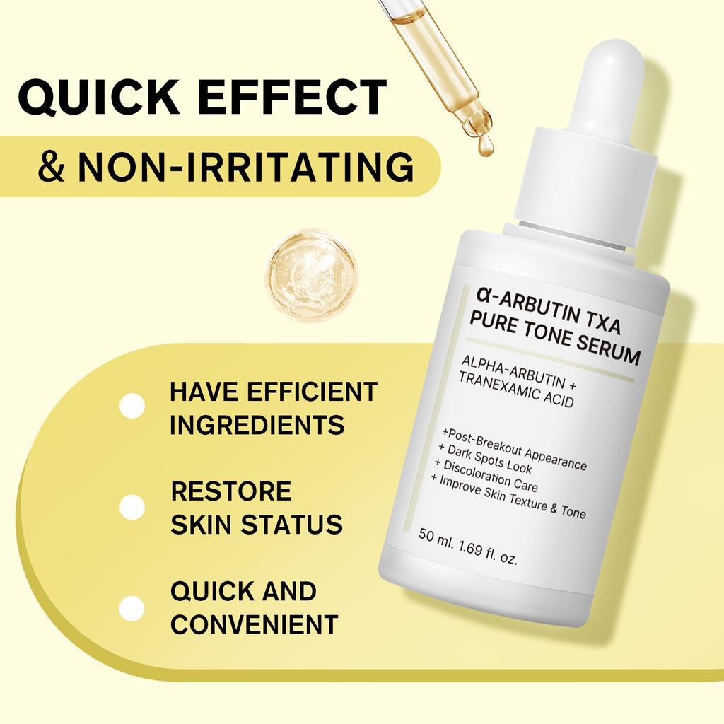 3PCS Alpha Arbutin Serum for Brightening Skin Tone, Dark Spot Corrector & Even Skin Tone, 30ml