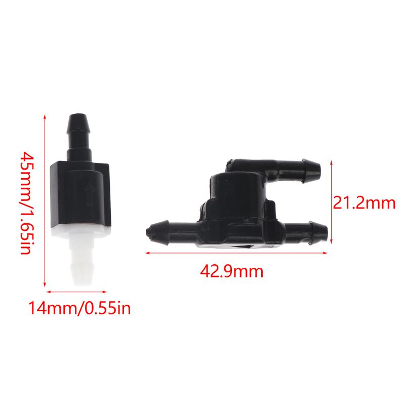 Zwart Plastic Ruitenwisser Wassersproeier Voorruit Terugslagklep Nieuw Voor Auto Ruitenwisser Sproeierleiding 3-Weg Klep Auto Accessoires