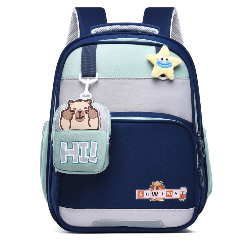 School bag School bag for primary school students New large-capacity burden reduction spine protection backpack for grades 1-3