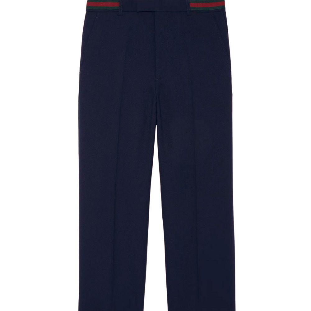 Replicated_PMPrevious Season Web-stripe Trim Cropped Trousers 751788Z798C4225