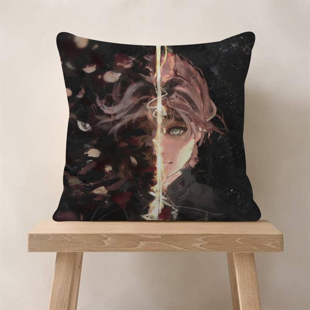 Game Clair Obscur Expedition 33 Maple Design Cushion Cover Happy Autumn Harvest Decor Holiday Decorati Pillow Cover
