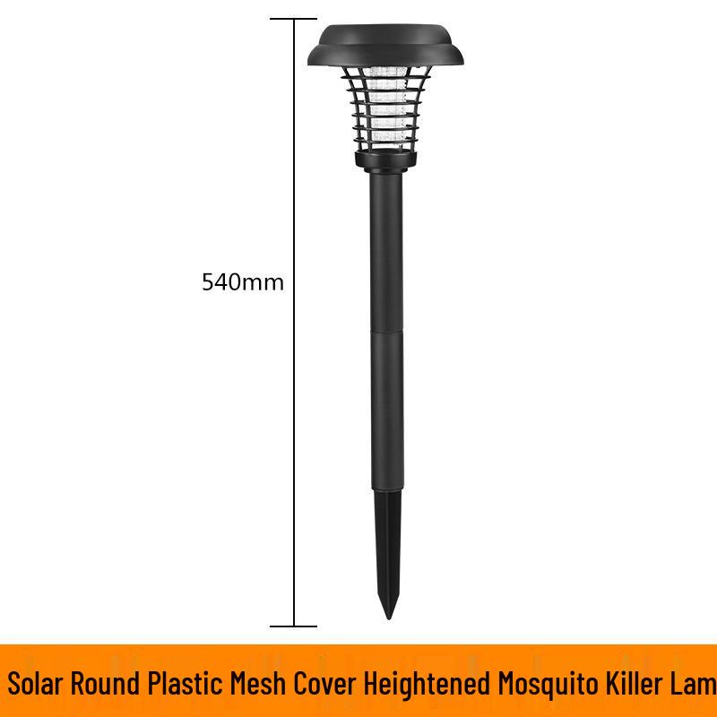 Outdoor Solar-Powered Mosquito Killer Lamp with Waterproof Electric Shock Repellent and Balcony Lighting
