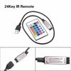 LED-Streifen 5 12 24 V Volt RGB USB IR RF-Fernbedienung USB-LED-Streifenlicht 3 17 24-Tasten-Fernbedienung
