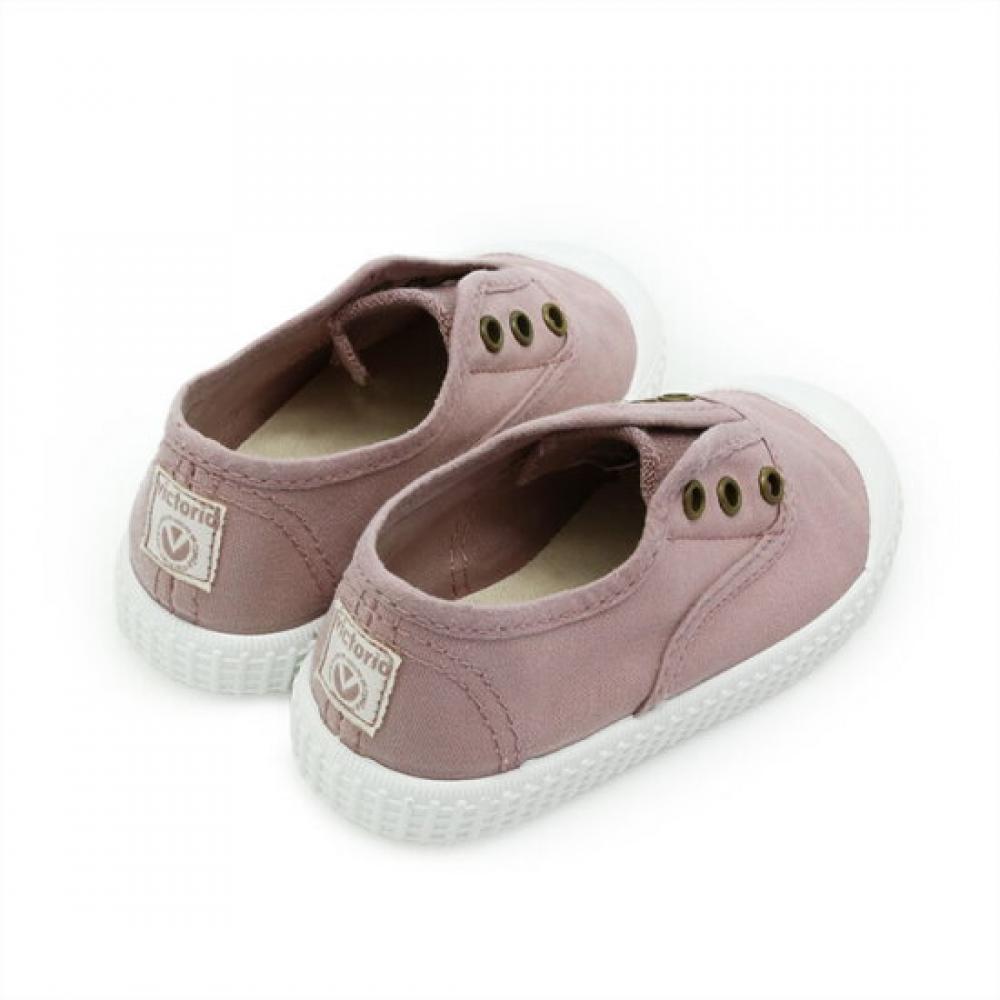 Victoria Shoes Kids Inglesa Washed Canvas Shoes Violeta 106627 Violeta