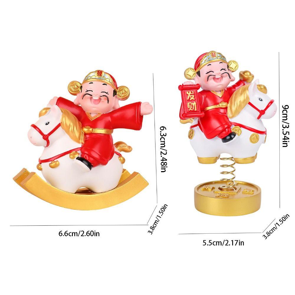 Year of The Horse 2026 Horse Year Figurines Resin Horse Statue  Office Decoration