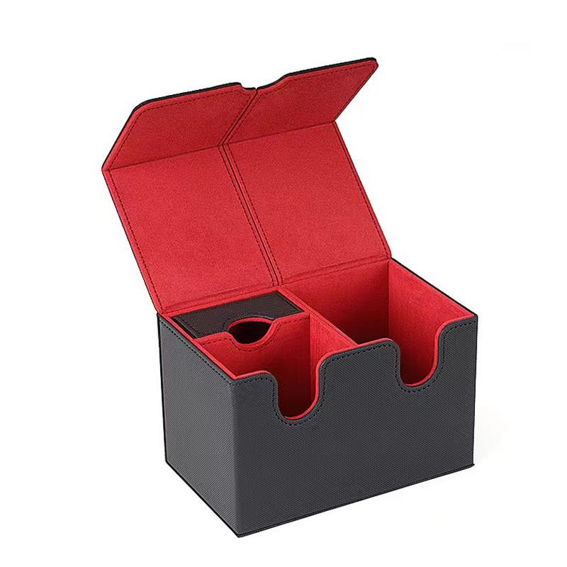 Card Storage Box Card Box Big Case Mezzanine Storage Box Top Side Installation Toys Games Collection Card For Trading Games Toys