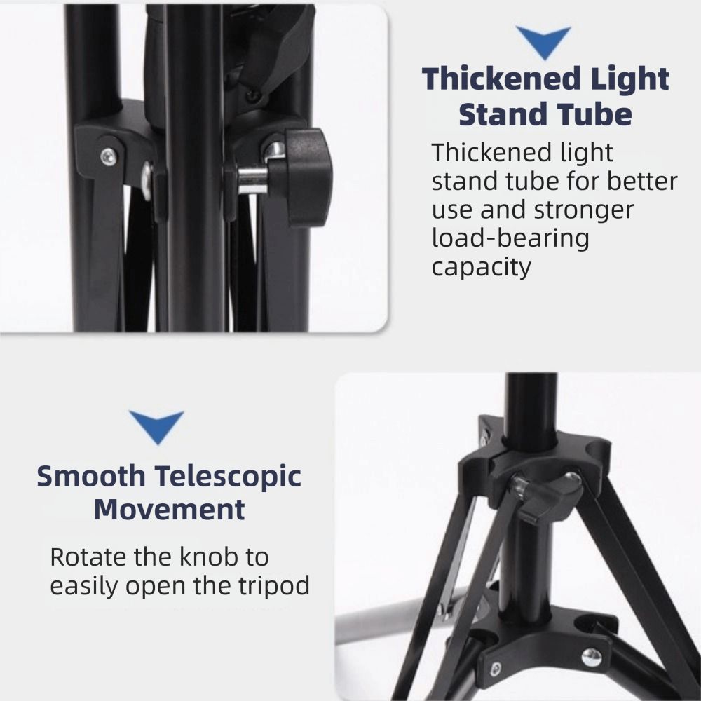 Portable Light Stand Adjustable Photographic Lighting Bracket Tripod Light Stands Stage Lighting