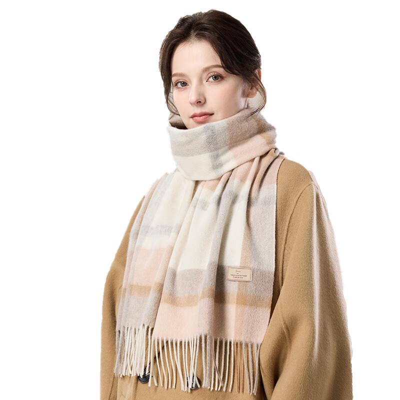 JIUMU Women's Pure Wool Scarf & Shawl