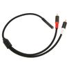 3.5mm to 2RCA Cable Female to Male Stereo Bidirectional Gold Plated Sound Y Splitter Cord for Phone MP3 Speaker 11.8in
