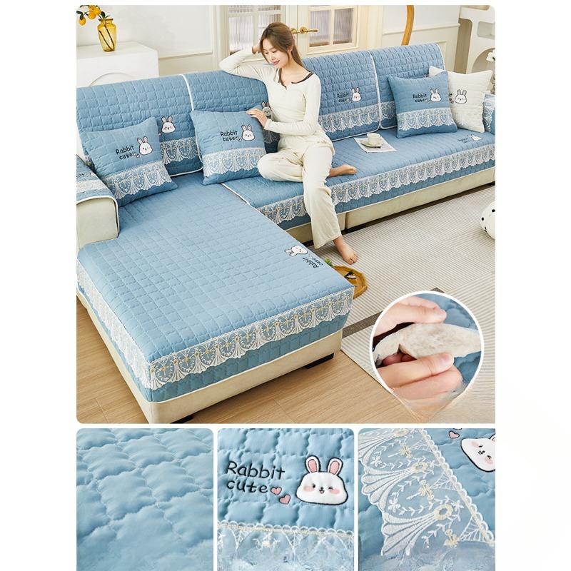 

Cartoon Sofa Cushion Four Seasons Universal Thickened Non Slip Seat Cover for Autumn Winter 70*70