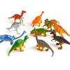FINGOOO 39 Piece Mini Dinosaur Figures, Assorted Vinyl Plastic Dinosaur Toys for Easter Gifts Dino Party Cake Toppers
