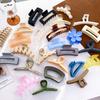Beautifully Plastic Crafted Hair Claw Clips With Elegant Shapes And Vibrant Colors For Every Hairstyle Needs