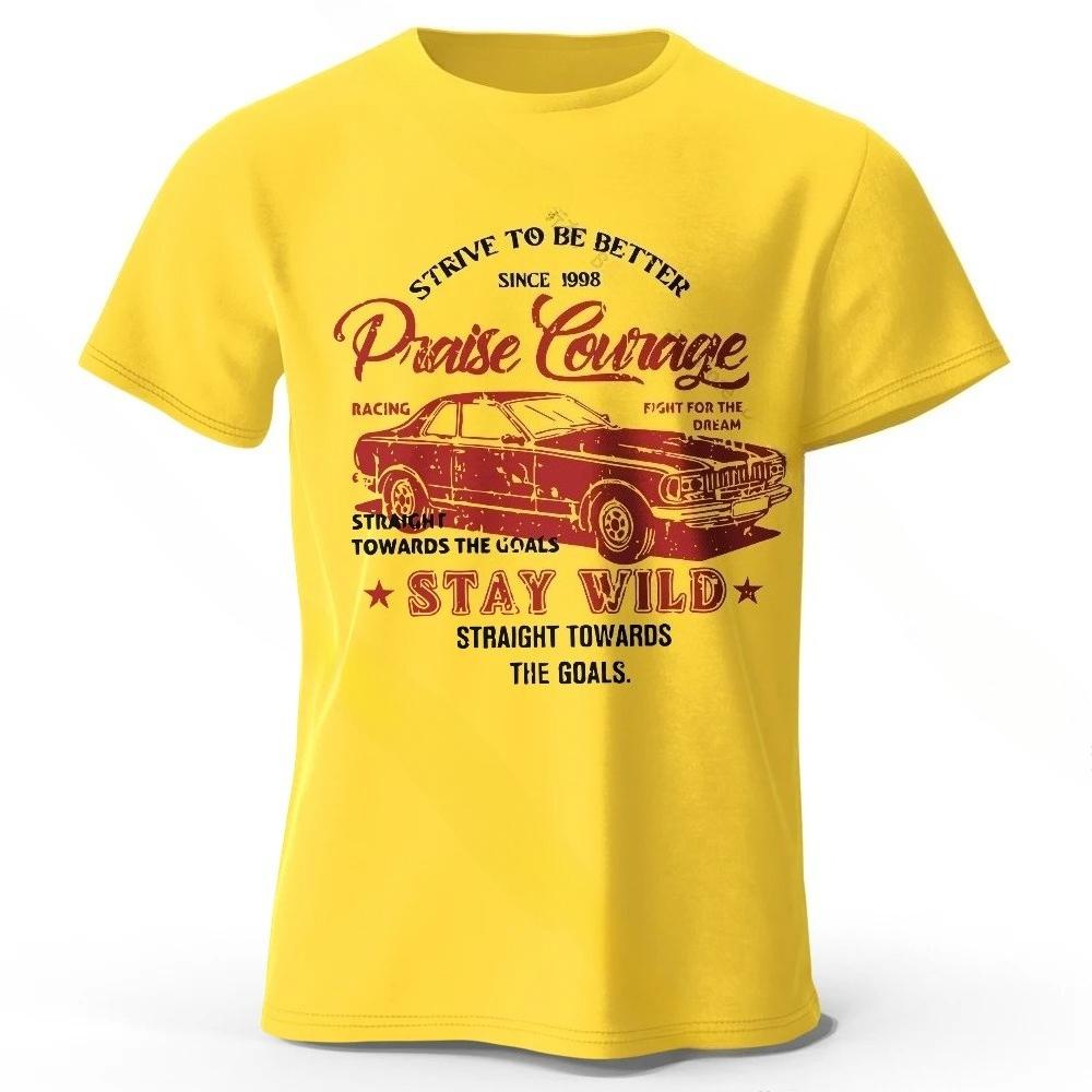 

Mens Old Car Printed TShirt Vintage Old School Graphic Tees for Men Women Summer Tops 3XL