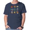 Unisex Crew Neck T-Shirt Dice Nerd Graphic Short Sleeve Casual Tee
