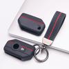 Silikon-Schlüsselabdeckung mit Schlüsselanhänger für BMW Motorrad 2-Tasten Smart Key, Passend für BMW R1200GS R1250GS F750GS F850GS K1600GT, Stoßfester Schlüsselanhängerhalter