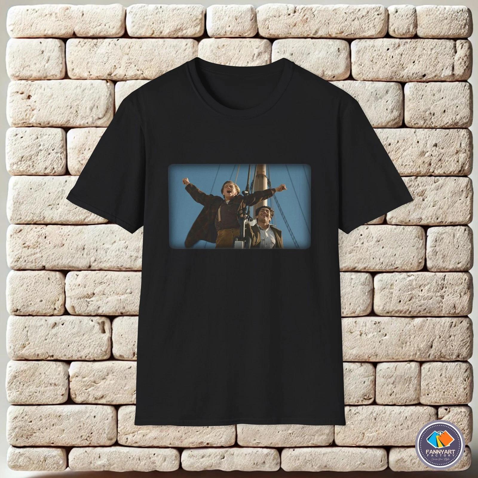 Titanic I m the King of the World at Bow Unisex T-Shirt 4XL
