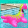 Inflatable Children's Dinosaur Ride-on Water Toy Thick Pvc Floating Raft Plaything For Toddler Swimmers