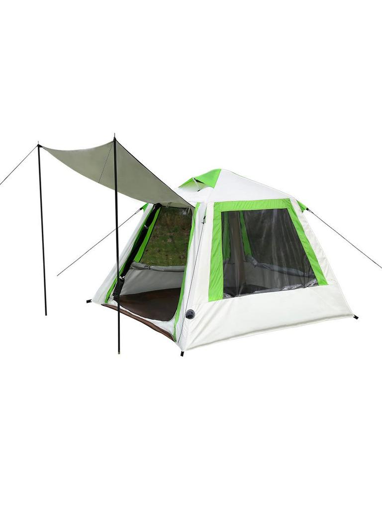 Aufblasbares wasserdichtes Campingzelt für 3-4 Personen mit Luftpumpe