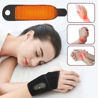 3 Heizstufen Heizende Handgelenksmanschette Atmungsaktive Ellbogen-Knöchel-Stützpolster Arthritis Sehnenentzündung Schutzbandagen Fitness Fixiergurt