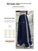 Girls' Straight-Leg Drawstring Sweatpants - Spring/Autumn 2025 for Middle & Big Kids, Long Pants for Junior High Students