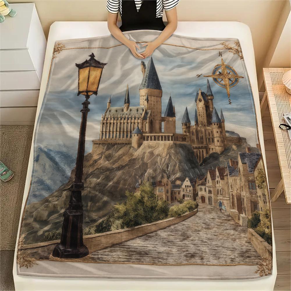 1 Stück Flanelldecke mit Cartoon-Druck, Hohe Qualität, Bequem für alle Jahreszeiten, Heimdekoration, Wärme und Komfort, Perfekt als Weihnachts- oder Geburtstagsgeschenk