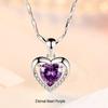 Trendy 925 Sterling Silver Heart Pendant Necklace for Women – Perfect Valentine's, Birthday, or Wife Gift
