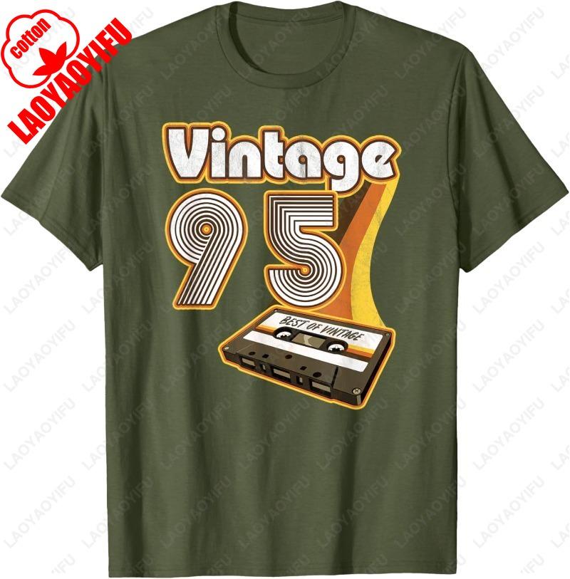 1995 Vintage 30th Birthday Retro Men Women Gift TShirt Summer Classics Funny Tops Casual Comfortable Unisex Graphic Camisetas