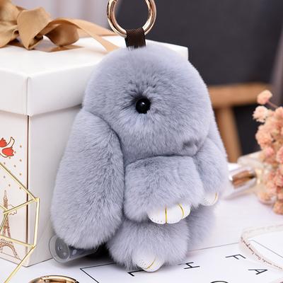 Flauschiger Kaninchen Pompon Hasen Schlüsselanhänger Für Damen Tasche Autoschlüsselanhänger Niedlicher Hasen Schlüsselring An Tasche Auto Anhänger Schlüsselanhänger Geschenk