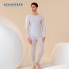 Schiesser Men's 3A Antibacterial Combed Cotton Crew Neck Thermal Underwear Set