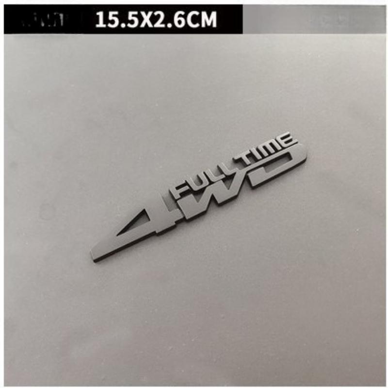 Car 4WD FULL TIME Off-road Vehicle Sticker 4WD FULL TIME Car Logo, Body Sticker, Wrangler Compass Sticker