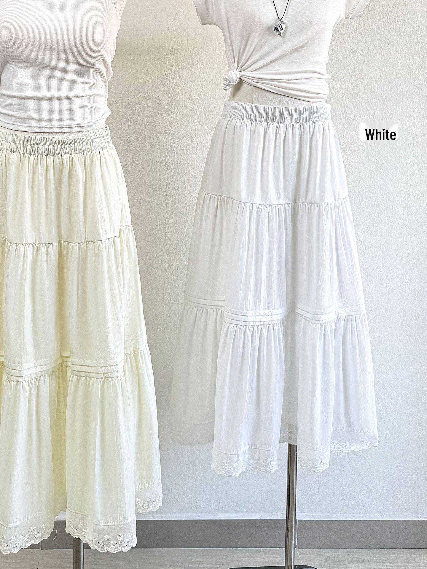 Крючком, полый, пляжное платье, весна/лето 2026, пэчворк, юбка А-силуэта с широким подолом. One Size белый