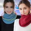 Plush Neck Sleeve Scarf Thickened Neck Cover Unisex Women's Scarves  Women Men
