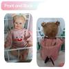 50cm Realistic Baby Doll Full Glue Hair Transplant Rebirth Doll Children Toy Birthday Gift