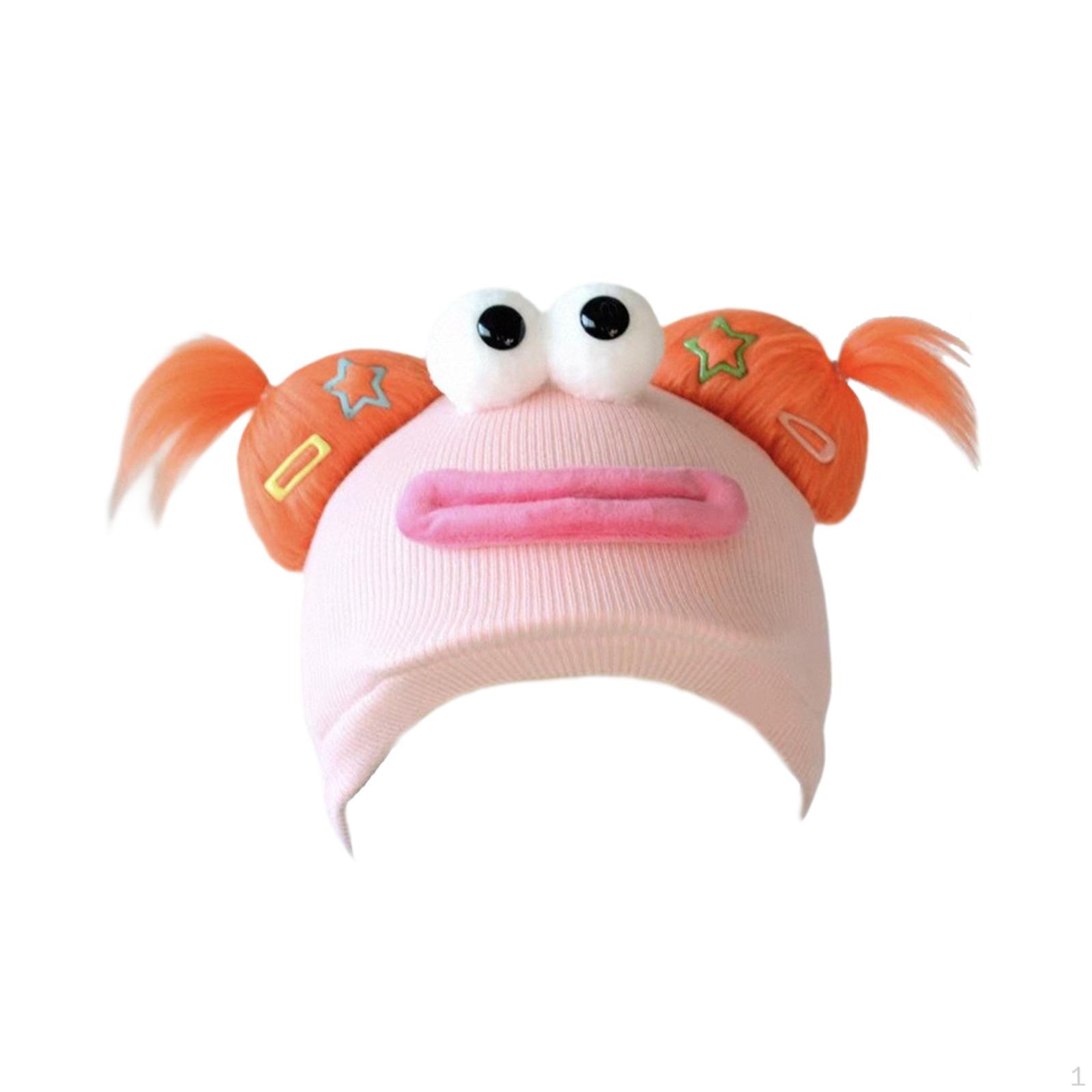 

Decorative Ski Helmet Cover with Colorful Braids, Winter Sports Accessory, Comfortable Protection, orange