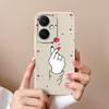 For Vivo Y27 4G 5G Phone Case Love Heart Soft Smooth Liquid Silicone Camera Protection Back Cover For Vivo Y 27 Funda Shell