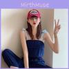 Fashionable Vintage Summer Baseball Cap With English Letter Embroidery Women For