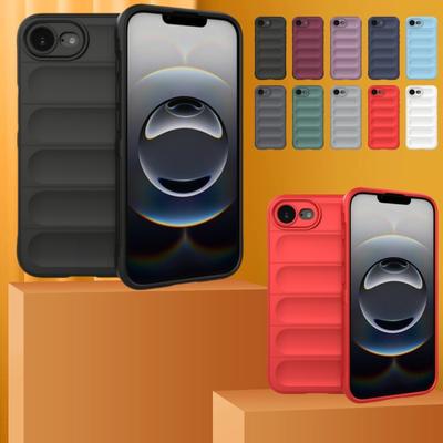 Para iPhone 16e 2025 Funda Cuadrada Silicona TPU Fundas para Teléfono para i Phone 16e 16 e e16 iPhone16e 6.1" Parachoques Suave Cubierta Trasera Fundas