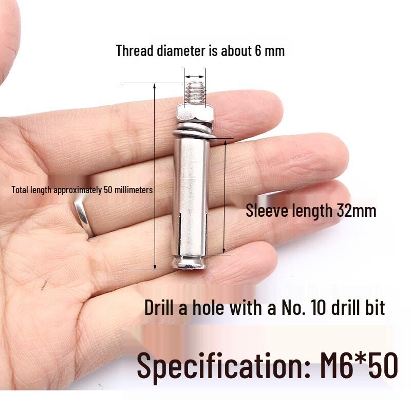 Ledewe 304 Stainless Steel Expansion Anchor Bolts with Hook