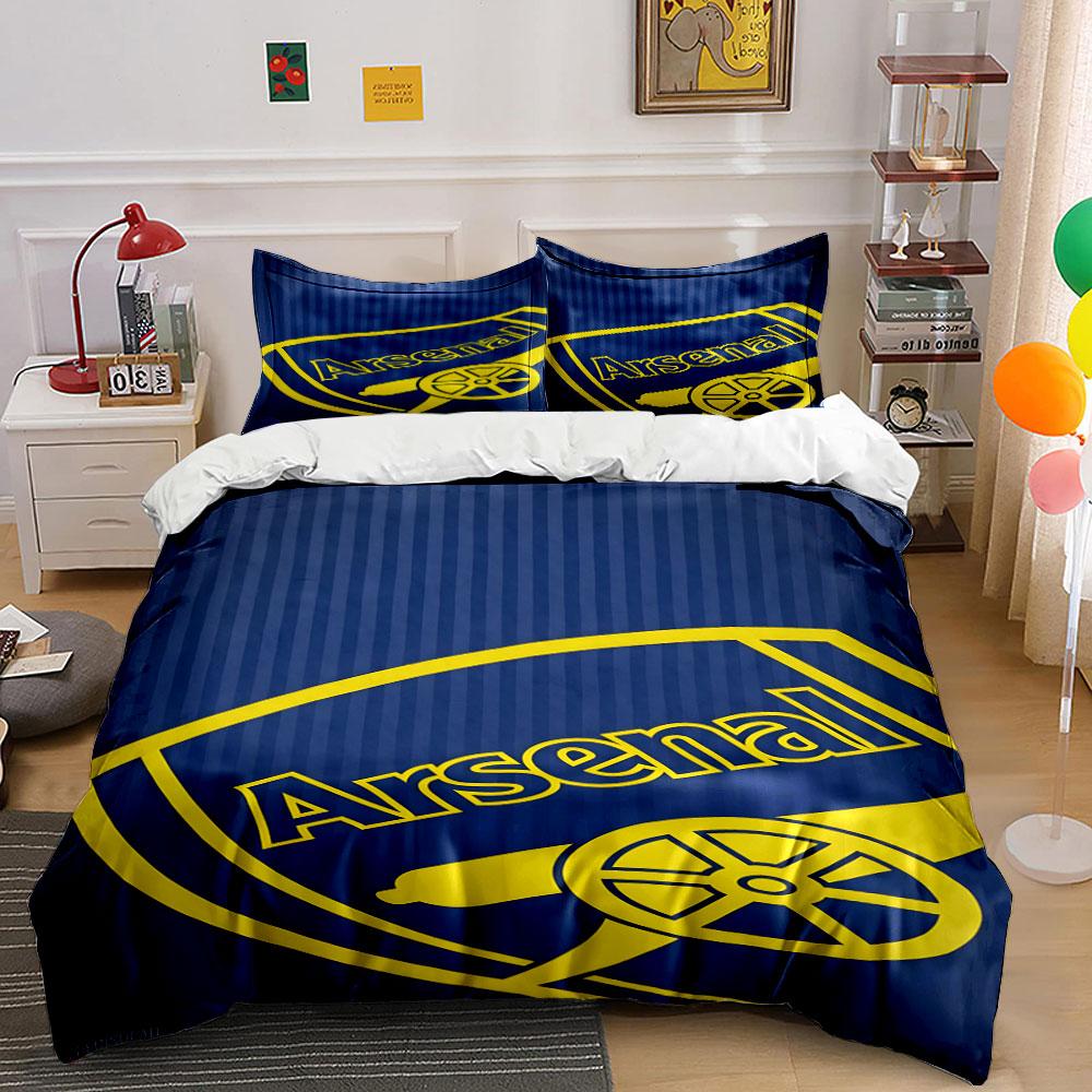 Arsenal logo with cannon. Bedding sets Duvet cover sets Duvet covers Pillowcases(1* Duvet Cover 2* Pillowcases without duvet insert)