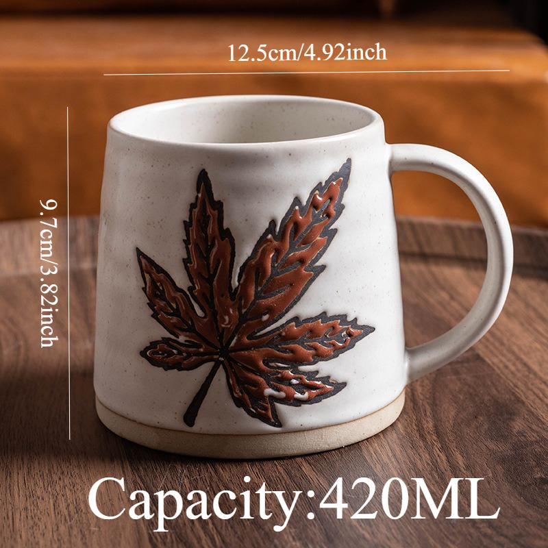 Ceramic Coffee Mug Personalized Chinese Style Travel Mug Handmade Minimalist Tea Cup Home Office Gift