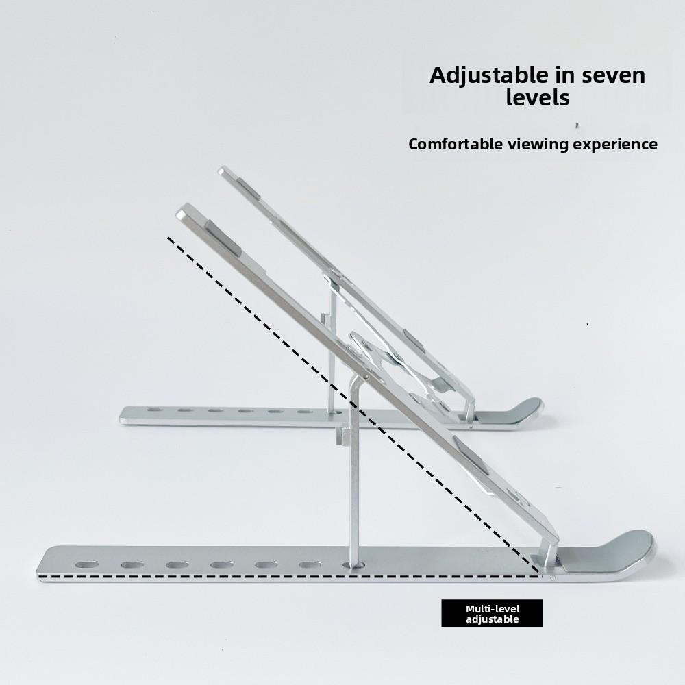 Adjustable Laptop Holder Stand Portable Lifting Laptop Cooling Bracket Non-slip Foldable Notebook Support Base Bedroom