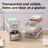 Storage Tray Desktop Storage Display Rack Removable Stationery/Toiletries 2 Layer Storage Shelf Plastic Space Save