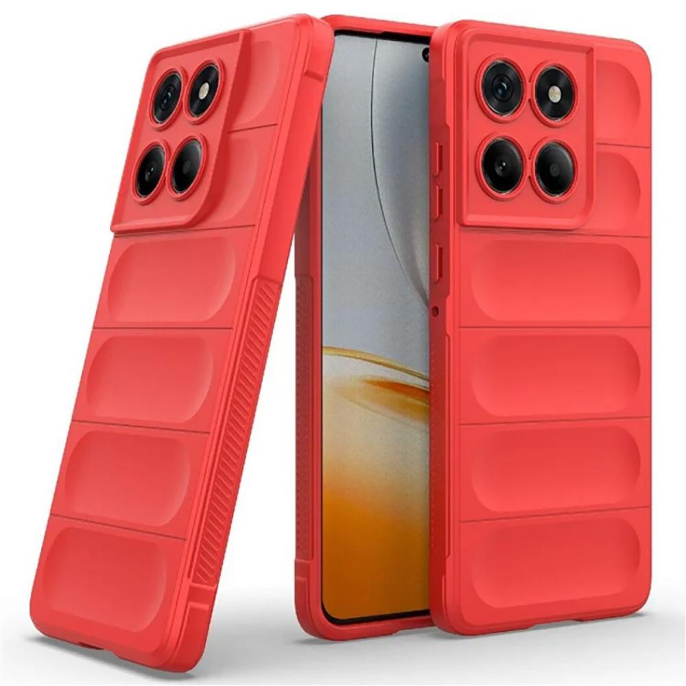 WANLONFENG HD Series For Motorola Edge 60 Fusion 5G TPU Case Anti Slip Phone Cover with Tempered Glass Film