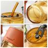 400ml Water Bottle Creative Glass Coffee with Straw Cup with Lid Cup Cover Ins Style Milk Tea Drinkware Couple Coffee Mug