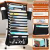 Desk Storage Hanging Book Bag & Stand for Students